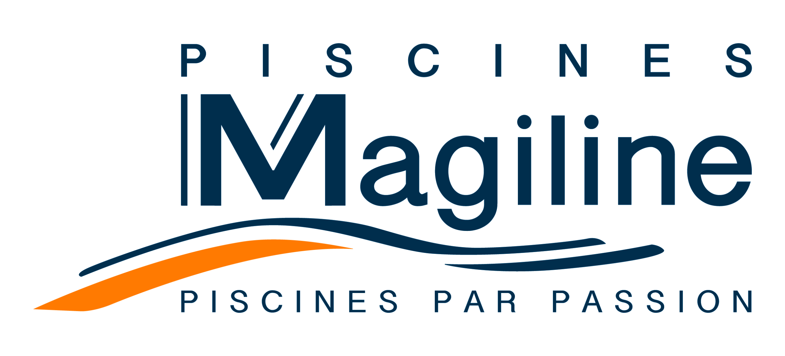 logo magiline texte bleu